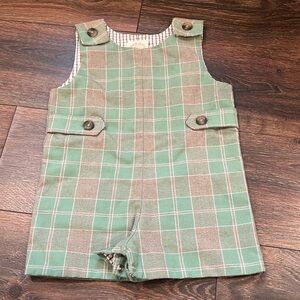 The Beaufort Bonnet company john John plaid 2t flannel